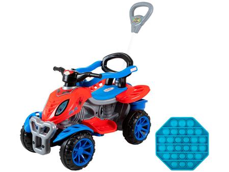 Quadriciclo Infantil Spider Brinquedo Criança Com Empurrador Motoca Anel  Limitação Câmbio - Maral - Carros a Pedal - Magazine Luiza