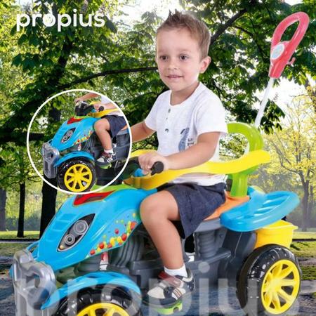 Quadriciclo Infantil Spider Brinquedo Criança Com Empurrador Motoca Anel Limitação Câmbio - Maral - Carros a Pedal - Magazine Luiza