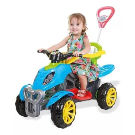 Imagem de Quadriciclo Infantil Haste Pedal Baby City Maral