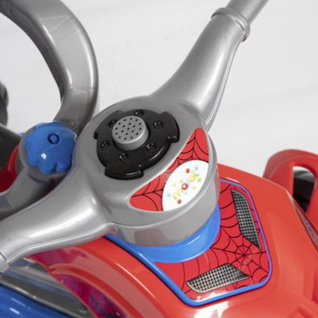 Quadriciclo Infantil Spider Brinquedo Criança Com Empurrador Motoca Anel  Limitação Câmbio - Maral - Carros a Pedal - Magazine Luiza