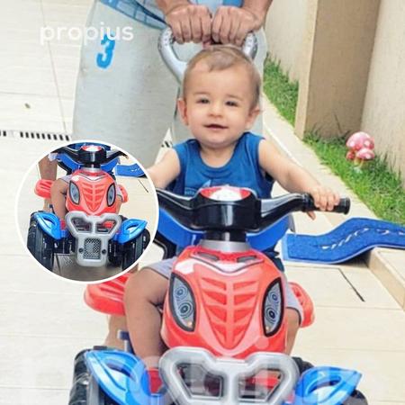 Quadriciclo Infantil Spider Brinquedo Criança Com Empurrador Motoca Anel  Limitação Câmbio - Maral - Carros a Pedal - Magazine Luiza