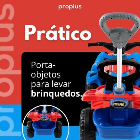 Imagem de Quadriciclo Infantil Spider Plástico Brinquedo Criança Porta