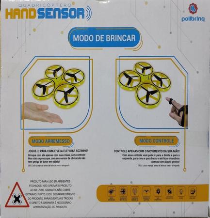 Imagem de Quadricóptero Hand Sensor Controle De Movimento Na Mão Drone