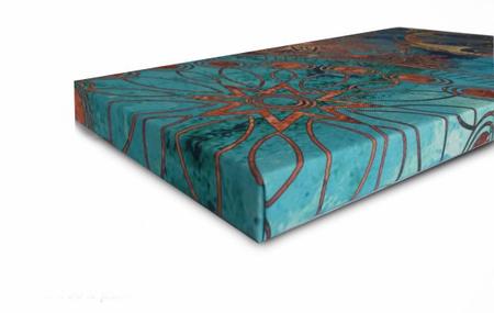 Imagem de Quadro 70x150cm em Impressão Digital + 4 capas de almofadas - Árvore Vermelha  Atelier Valverde