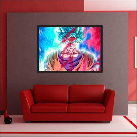 Quadro Anime Desenho Dragon Ball Goku Vegeta TT15 - Vital Quadros Do Brasil  - Quadro Decorativo - Magazine Luiza