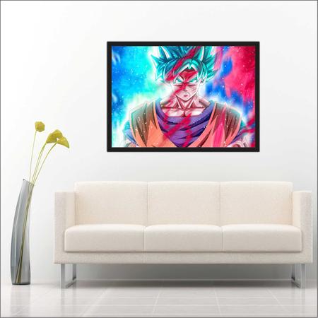 Quadro Anime Desenho Dragon Ball Goku Vegeta TT15 - Vital Quadros Do Brasil  - Quadro Decorativo - Magazine Luiza