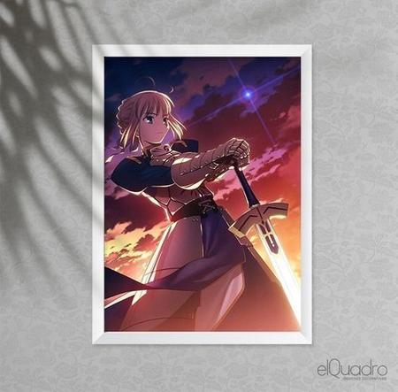 Quadro Anime Fate Stay Night C/ Moldura E Vidro A3 - elQuadro - Quadro  Decorativo - Magazine Luiza