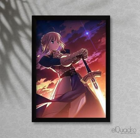 Quadro Anime Fate Stay Night C/ Moldura E Vidro A3 - elQuadro - Quadro  Decorativo - Magazine Luiza