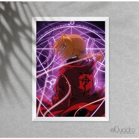 Quadro Decorativo A4 Anime Fullmetal Alchemist