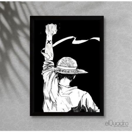 QUADRO ANIME LUFFY - ONE PIECE - TAMANHO 40X60