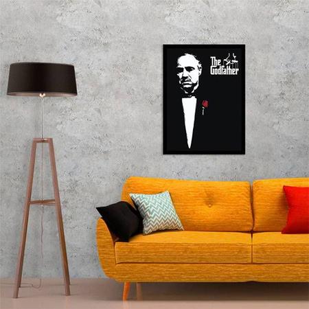 Imagem de Quadro Cartaz O Poderoso Chefão - Godfather 24x18cm - com vidro
