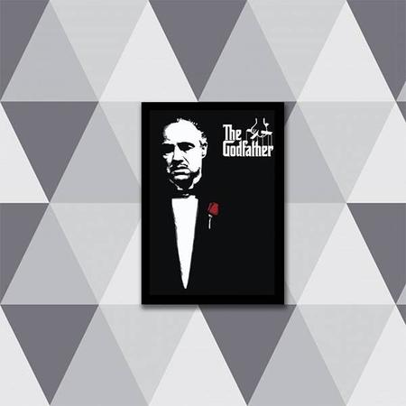 Imagem de Quadro Cartaz O Poderoso Chefão - Godfather 24x18cm - com vidro