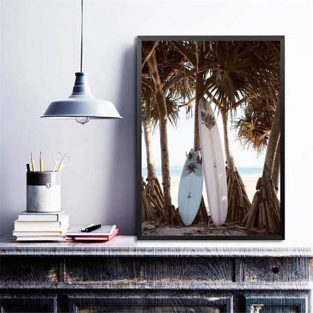 Imagem de Quadro Coleção Praia Surf - Coqueiro 33x24cm