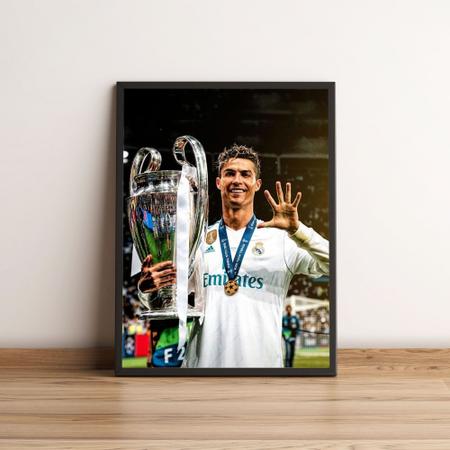 Placas Quadros Decorativos Do Cristiano Ronaldo Cr7 em Promoção na