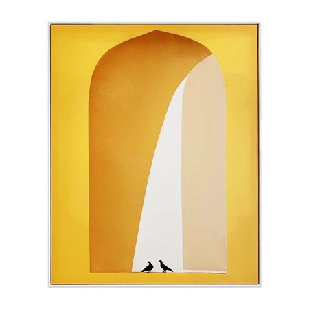 Imagem de Quadro Decor Arcos em Amarelo