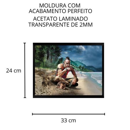 Quadro com moldura far cry 4 22