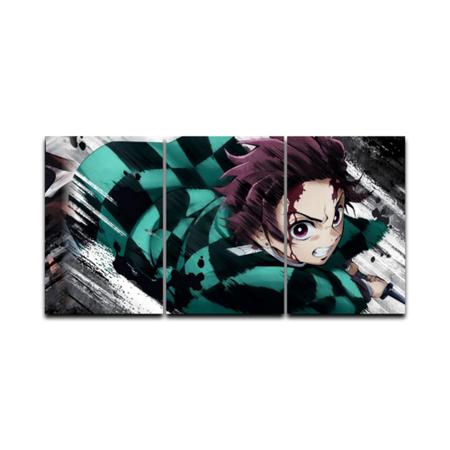 Quadro decoracao anime demon slayer