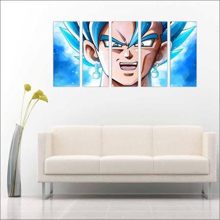 Quadro Decorativo Desenho Anime Dragon Ball Goku Decorar Mosaico