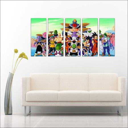 Quadro Decorativo Desenho Anime Dragon Ball Goku Decorar Mosaico