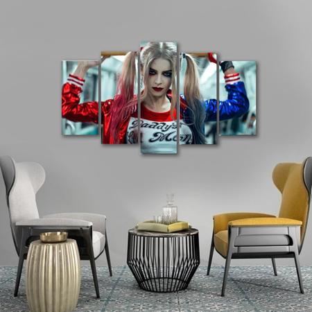 Quadro Decorativo Arlequina , Coringa Varias Peças Para Sala E Quarto . 2  Peças