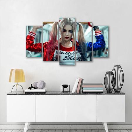 Quadro Decorativo Arlequina , Coringa Varias Peças Para Sala E Quarto . 2  Peças