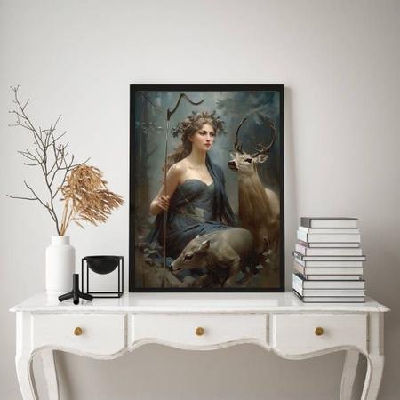 Imagem de Quadro Decorativo Artemis- Deusa Da Natureza 45x34cm