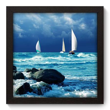Quadro Decorativo - Barcos - 22cm x 22cm - 015qnpap - Allodi Imagem de Quadro Decorativo - Barcos - 22cm x 22cm - 015qnpap
