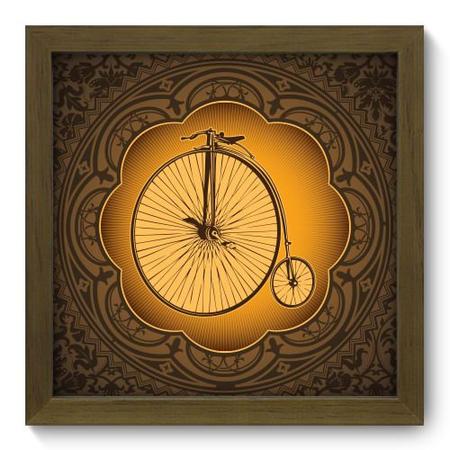 Imagem de Quadro Decorativo - Bicicleta Retrô - 22cm x 22cm - 016qdvm