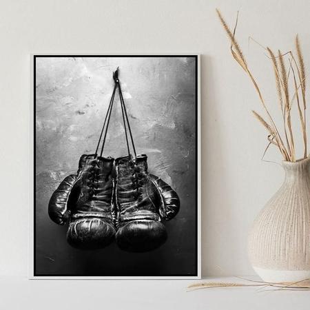 Imagem de Quadro Decorativo Boxe- Luvas 33X24Cm