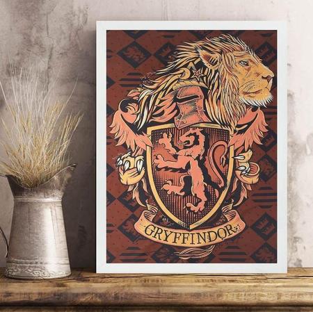 Imagem de Quadro Decorativo Brasão Gryffindor 45X34Cm