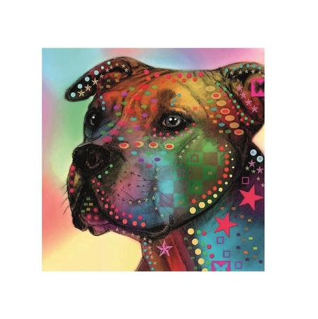 Imagem de Quadro Decorativo Canvas Moldura Cachorro