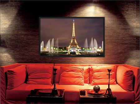 Imagem de Quadro Decorativo Cidade Paris Torre Eiffel Salas Decorações Com Moldura TT13