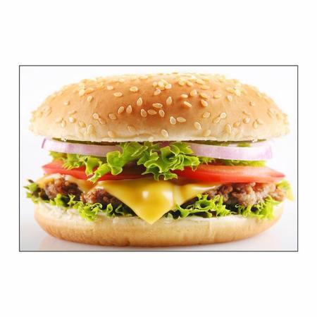 Quadro Decorativo - Hamburguer Grande - Ecograph - Gráfica e