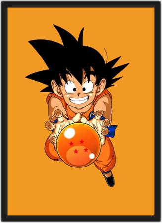 Quadro decorativo Desenho Majin Boo Dragon Ball Anime para sala