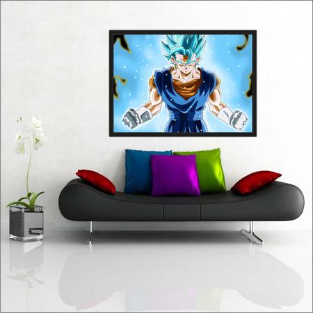 Quadro Decorativo Dragon Ball Goku Anime Desenho Com Moldura - Vital Q com  o Melhor Preço é no Zoom