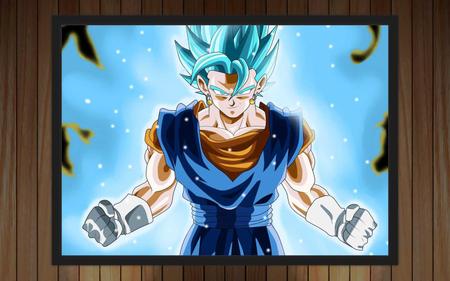 Quadro Dragon Ball Goku Anime Desenho Com Moldura G02 - Vital Quadros Do  Brasil - Quadro Decorativo - Magazine Luiza