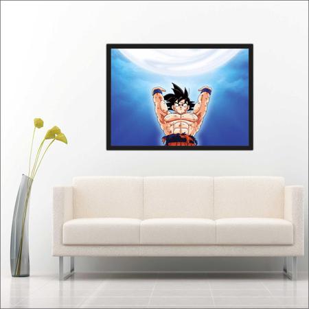 Quadro Decorativo Dragon Ball Goku Desenho Anime Com Moldura G06 - Vital  Quadros - Quadro Decorativo - Magazine Luiza