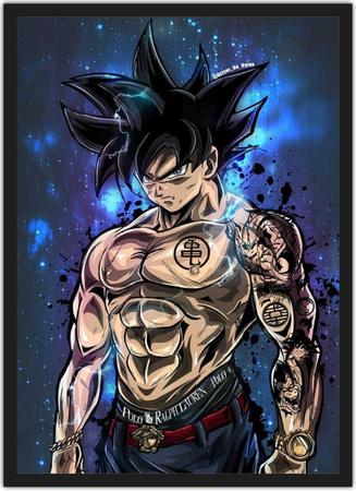 Quadro Decorativo Desenho Dragon Ball Z Goku