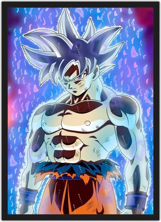 Quadro Decorativo Dragon Ball Goku Desenho Anime Com Moldura G08, imagem do  goku para desenhar 