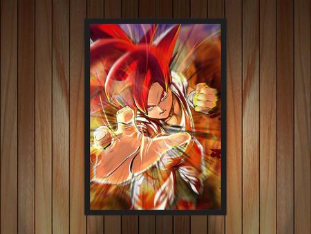 Quadro Dragon Ball Goku Anime Desenho Com Moldura G01 - Vital Quadros Do  Brasil - Quadro Decorativo - Magazine Luiza