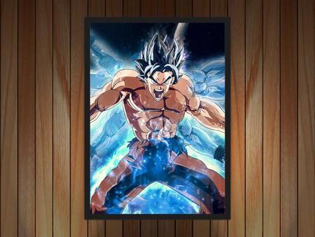 Quadro Decorativo Desenho Dragon Ball Z Goku Salas