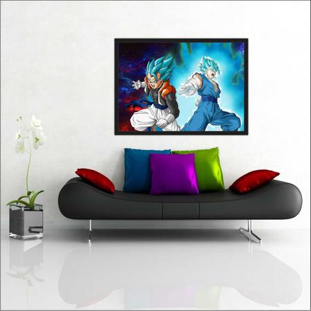 Quadro Decorativo Desenhos Anime Dragon Ball Z - 03 no Shoptime