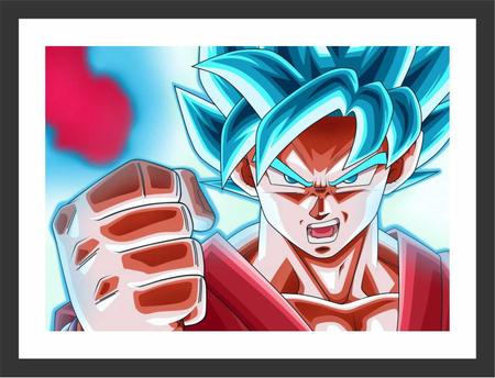 Quadro Decorativo Dragon Ball Z Goku Super Sayajin 5 Peças - Quadro  Decorativo - Magazine Luiza