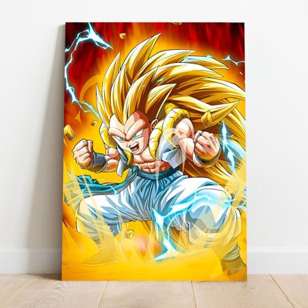 Quadro Decorativo Dragon Ball Z Goku Super Sayajin 1 peça m15