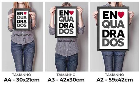 Quadro decorativo A4 De volta para o Futuro, filme