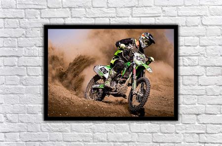 Jogo de quadros mosaico motocross Ktm em Promoção na Americanas