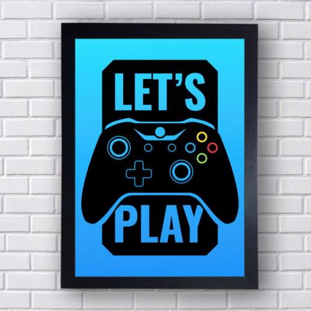 Quadro Decorativo Gamer Mod 87 21x30cm - Sempre Viva Home Decor Imagem de Quadro Decorativo Gamer Mod 87 21x30cm