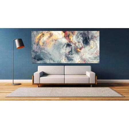 Imagem de Quadro Decorativo Grande Abstrato Fire Storm - 120x60cm