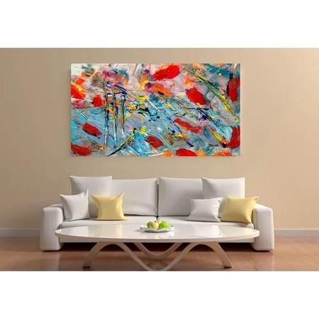 Imagem de Quadro Decorativo Grande Abstrato Undercover - 120x60cm