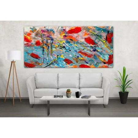 Imagem de Quadro Decorativo Grande Abstrato Undercover - 120x60cm